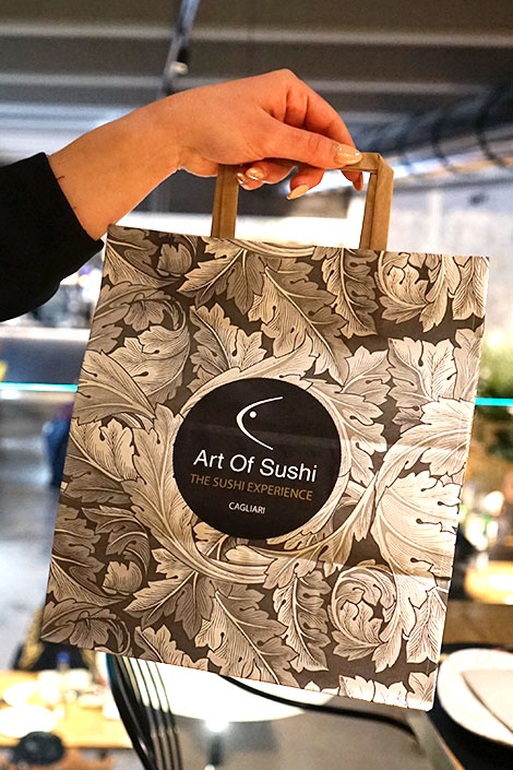 busta per delivery | Art of sushi